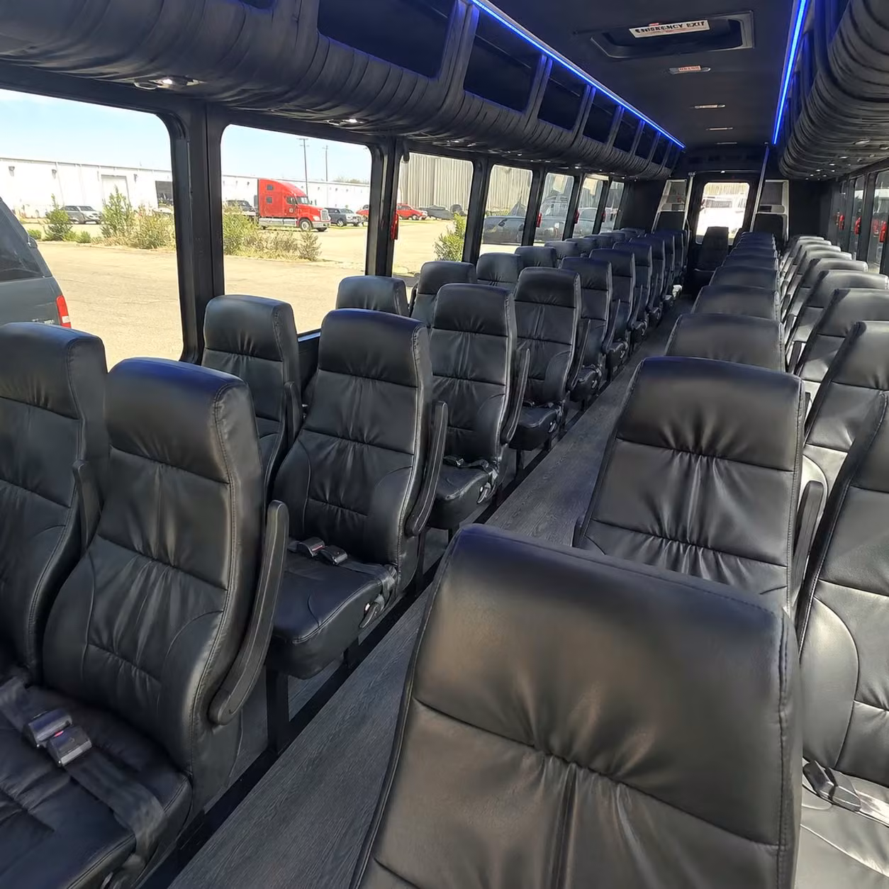 25 passenger minibus inside