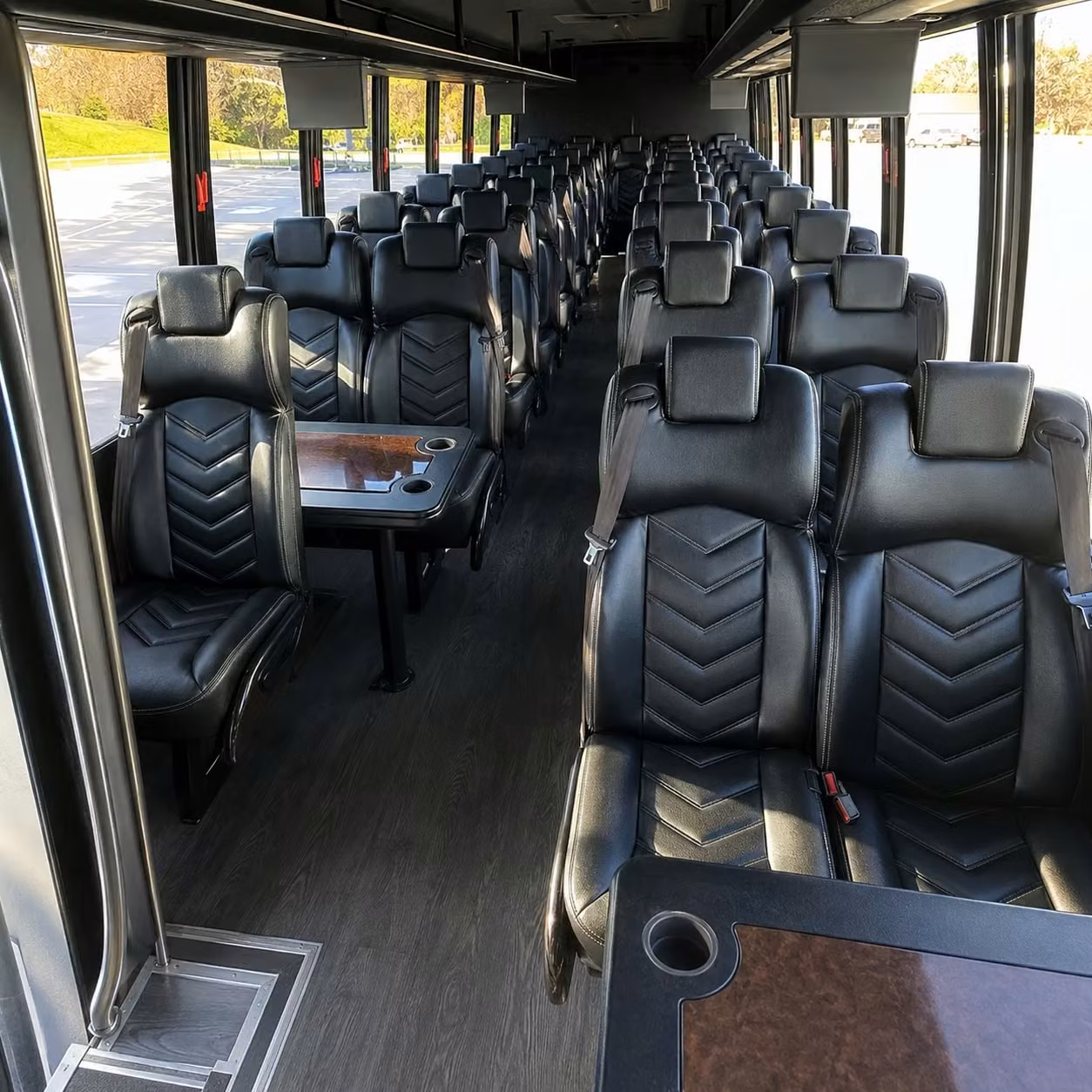 28 passenger minibus interior