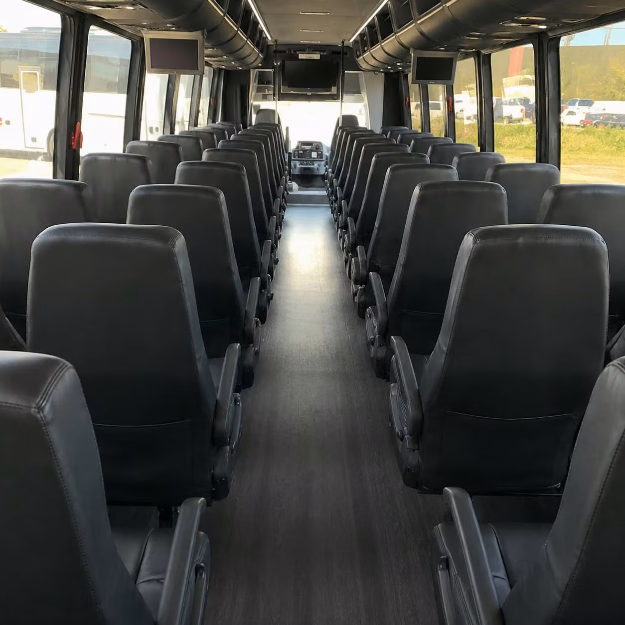 35 passenger minibus inside