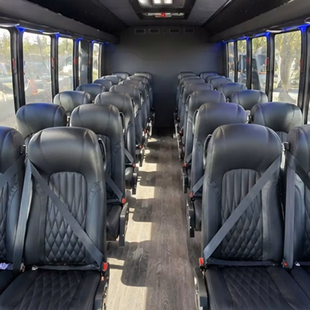 35 passenger minibus interior