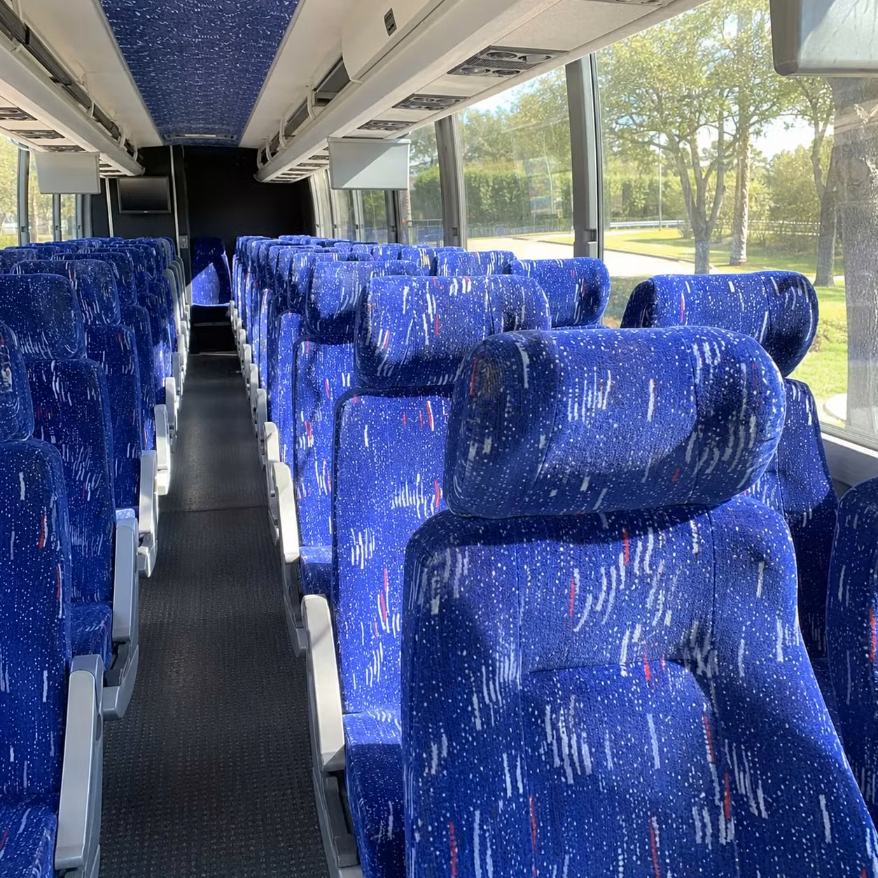 hialeah charter bus interior