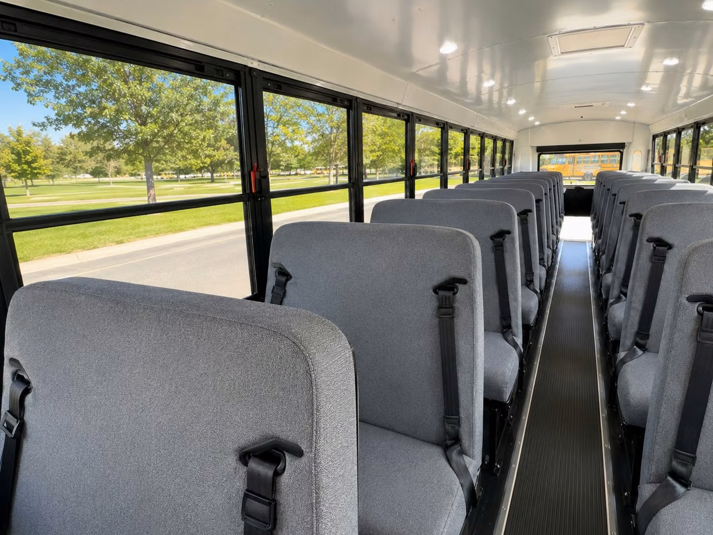 school bus interior