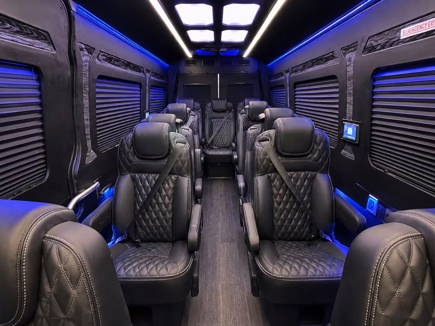 sprinter van with driver interior